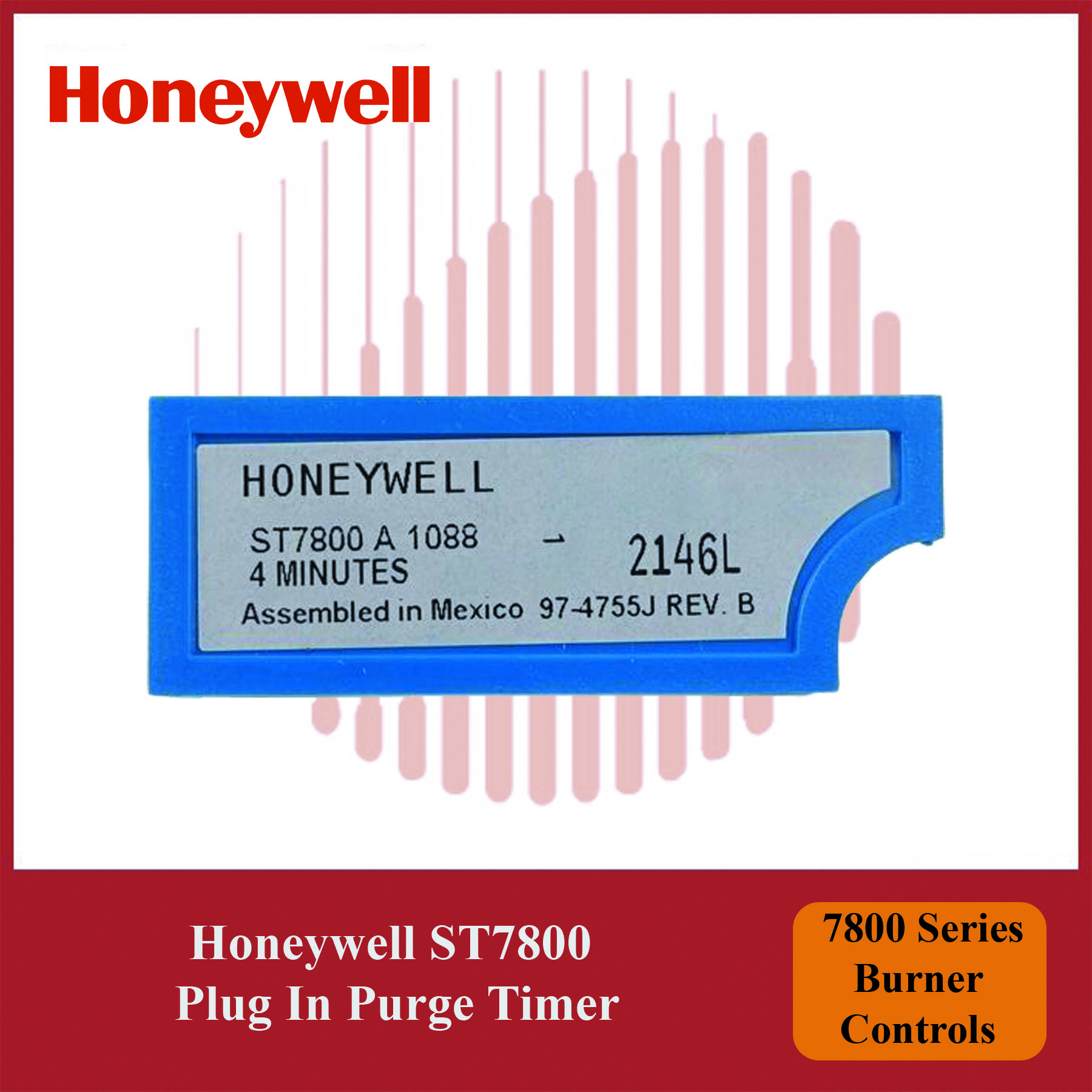 Honeywell ST7800A1088/U Plug-In Purge Timer – Trusted 7800 Series Burner Control