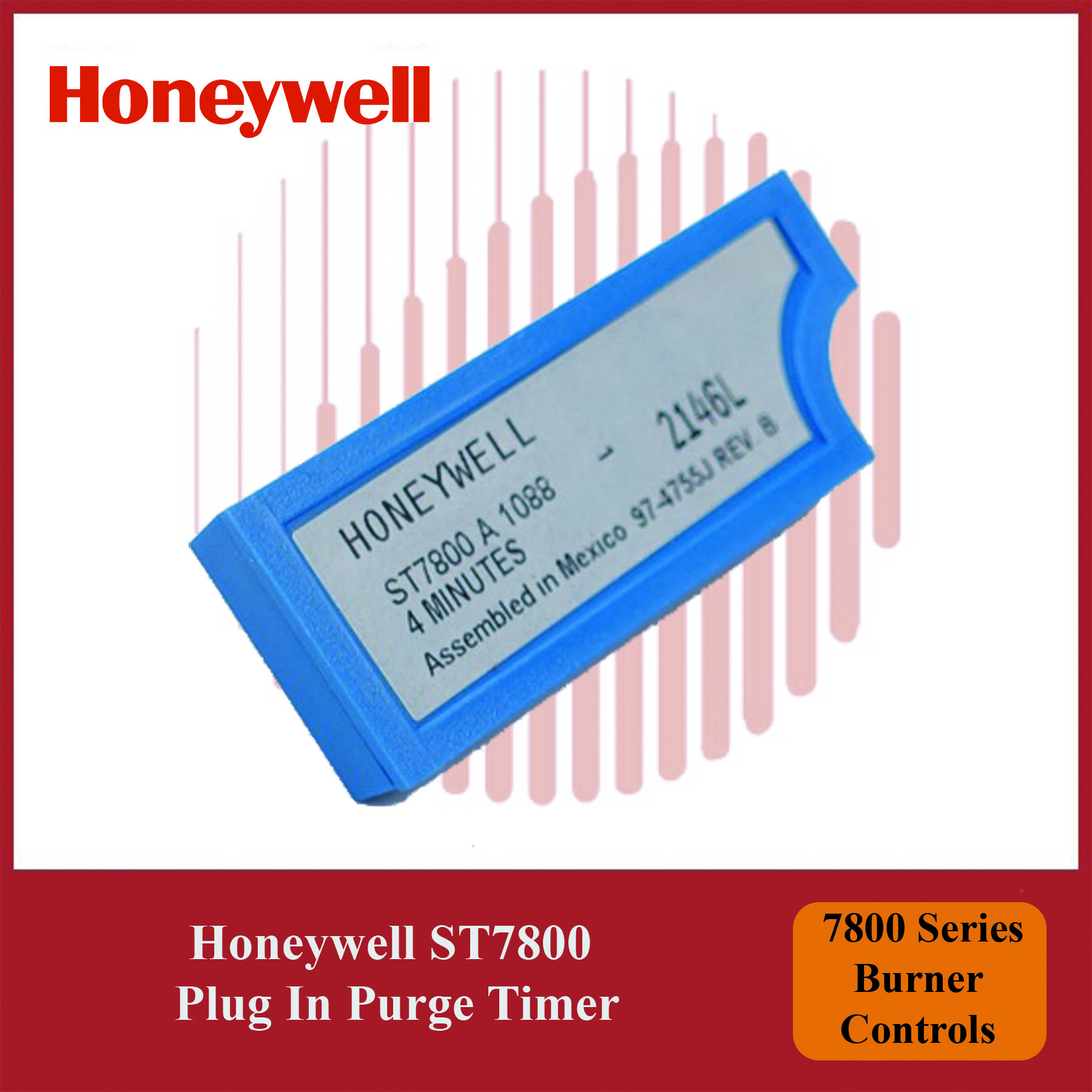 Honeywell ST7800A1088/U Plug-In Purge Timer – Trusted 7800 Series Burner Control - Image 3