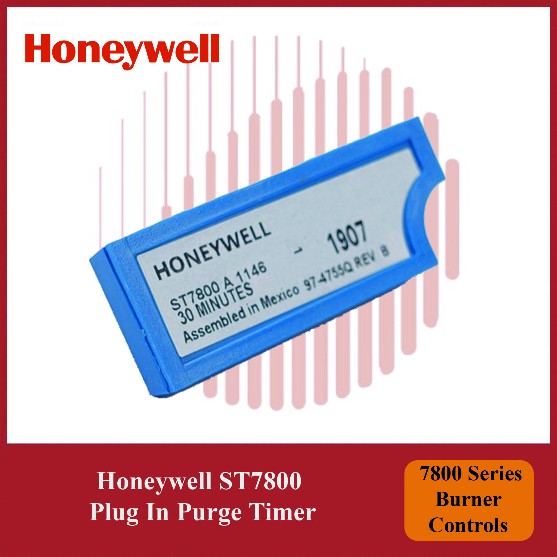 Honeywell ST7800A1146/U Burner Control Plug-In Purge Timer – 7800 Series - Image 3