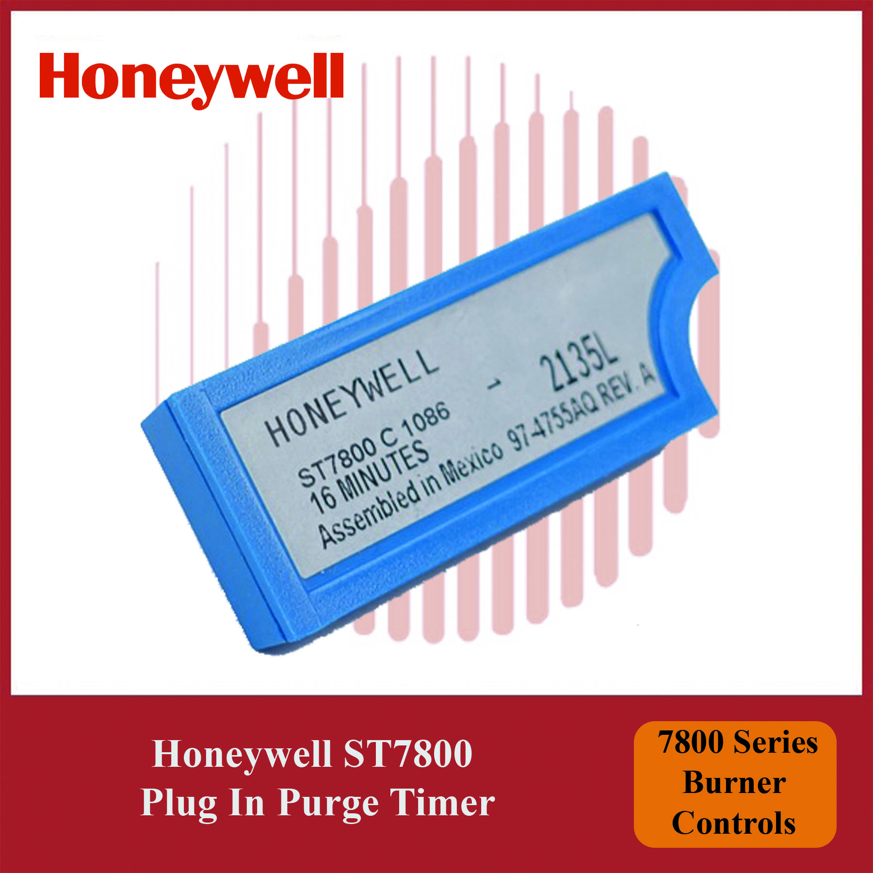Honeywell ST7800C1086/U Plug-In Purge Timer | 7800 Series Burner Management Control - Image 2