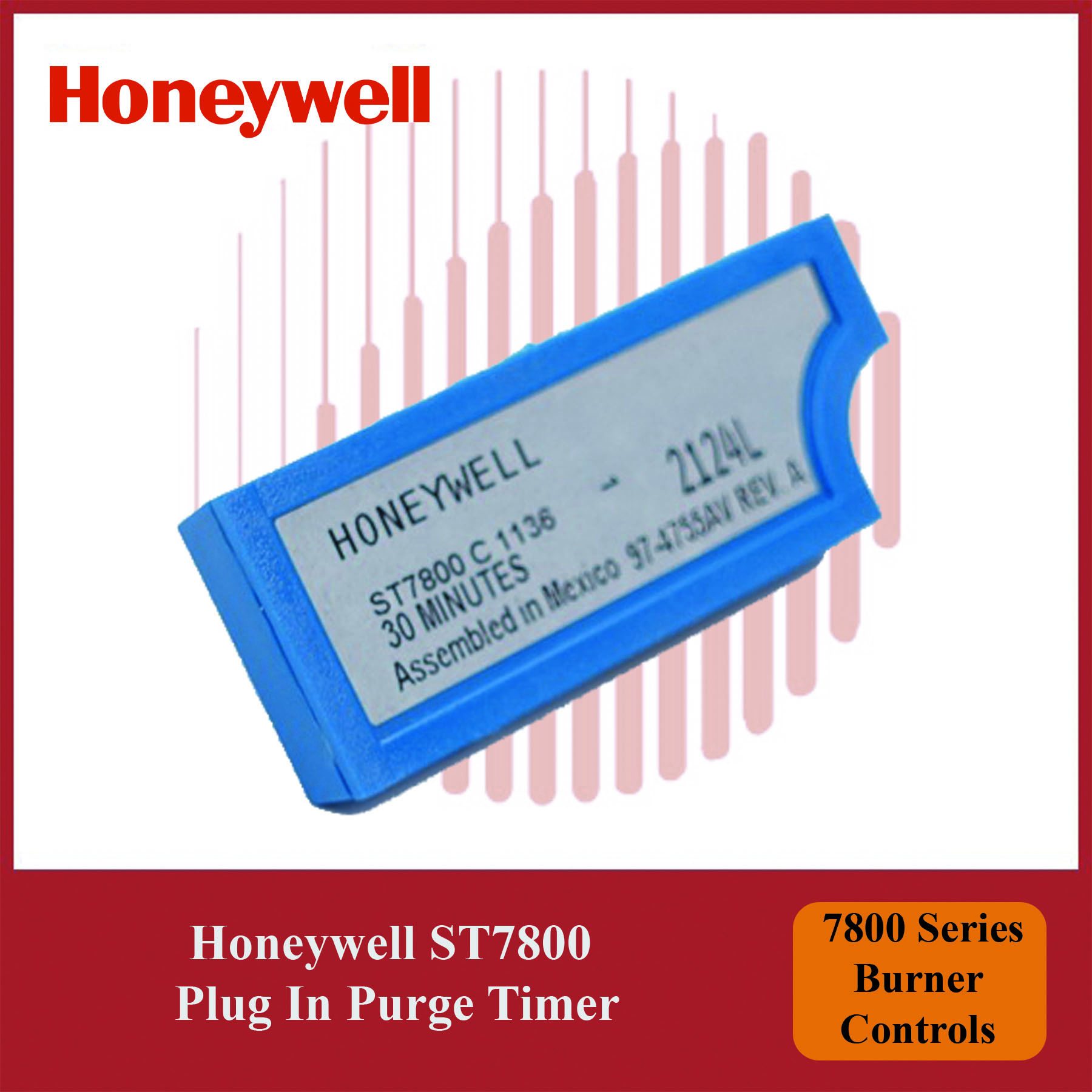 Honeywell ST7800C1136/U Burner Control Plug-In Purge Timer – 7800 Series - Image 2