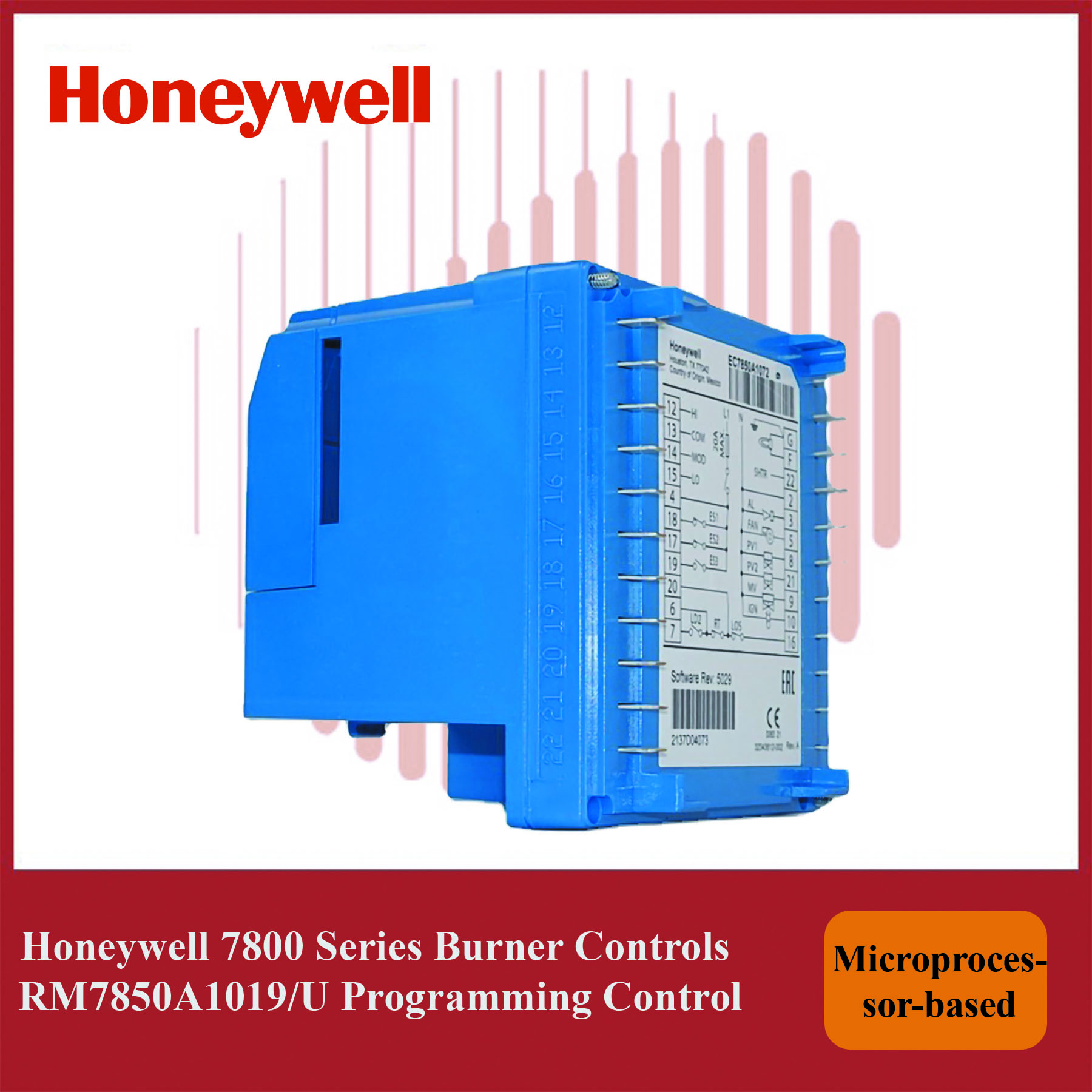 Honeywell RM7850A1019/U Programming Control – Safe & Efficient Burner Management