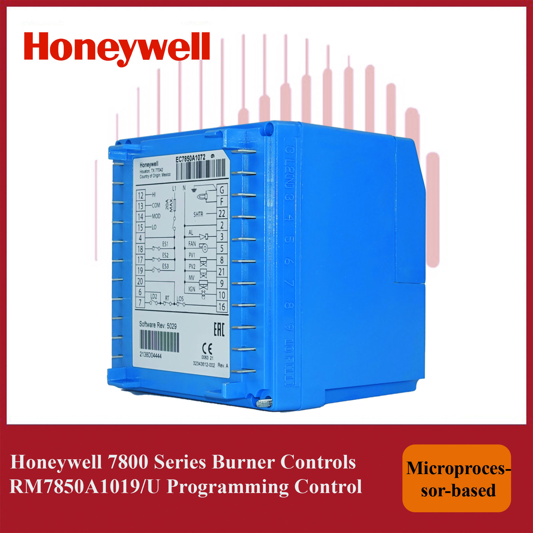 Honeywell RM7850A1019/U Programming Control – Safe & Efficient Burner Management - Image 3