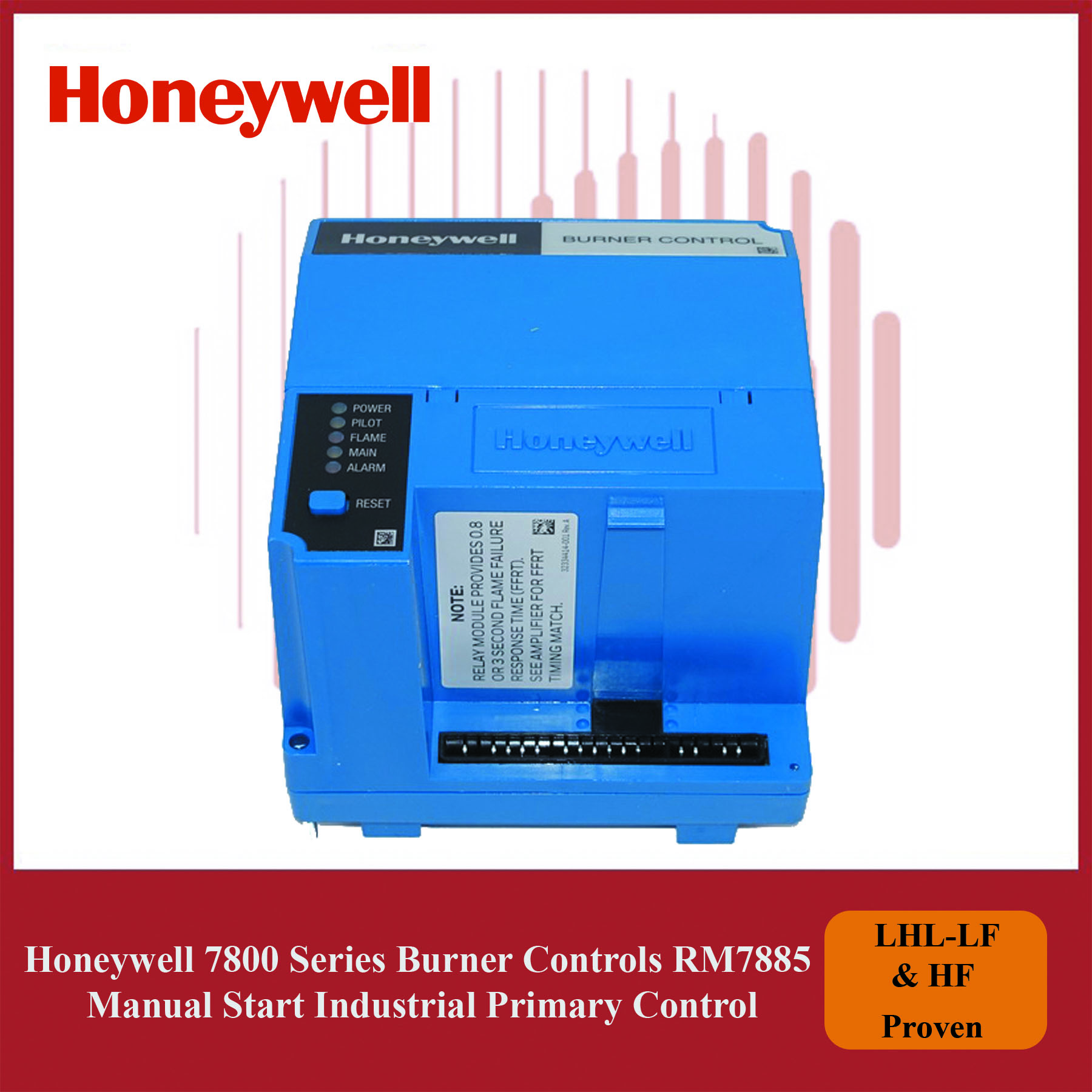 Honeywell 7800 Series Burner Controls RM7885A1015/U Manual Start Industrial Primary Control - Image 2