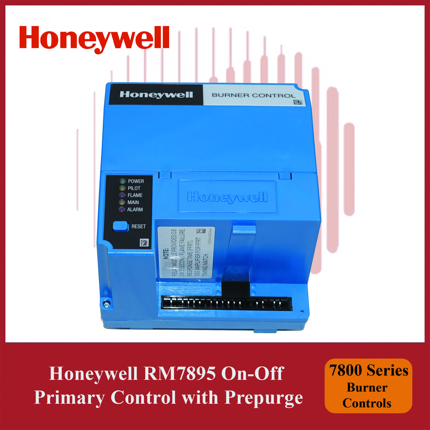 Honeywell RM7895B1013/U On-Off Primary Control with Prepurge | 7800 Series Burner System - Image 4