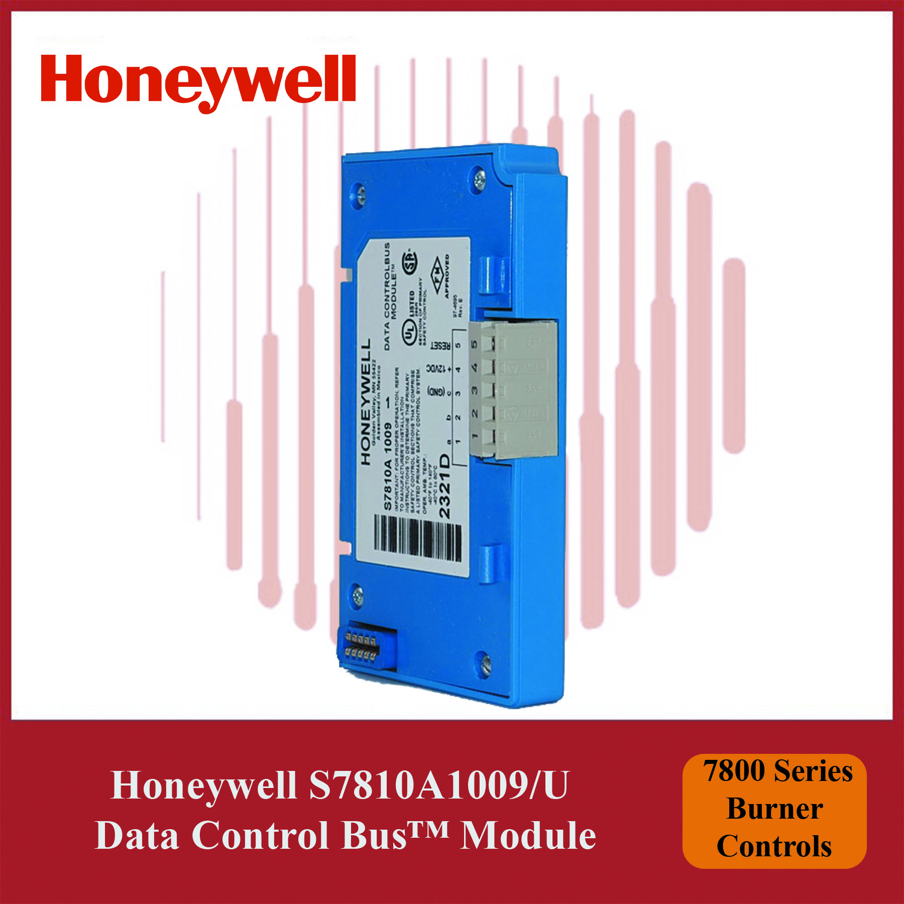Honeywell 7800 Series Burner Controls S7810A1009/U Data Control Bus™ Module - Image 2