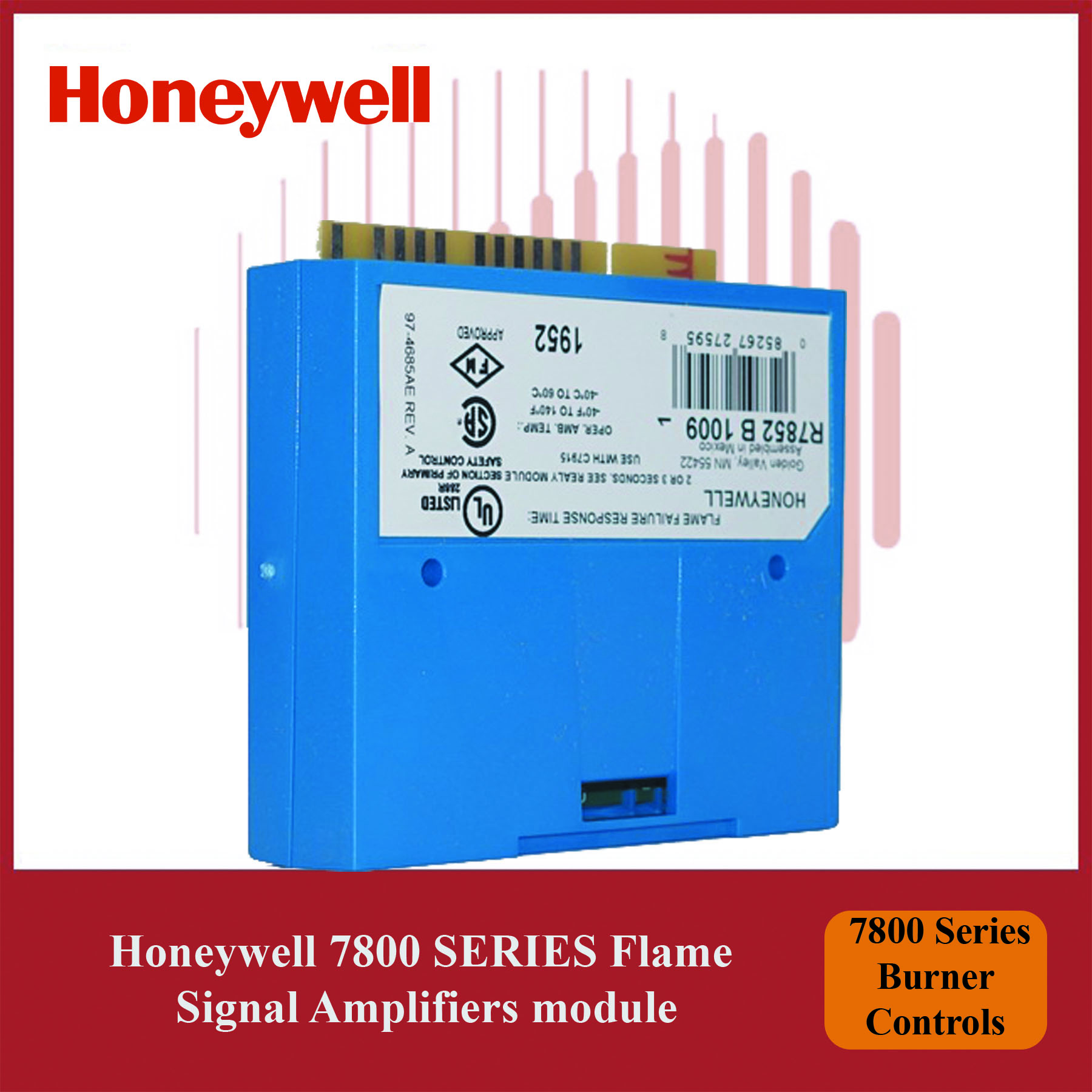 Honeywell 7800 Series Flame Signal Amplifier Module – R7852B1009/U - Image 4