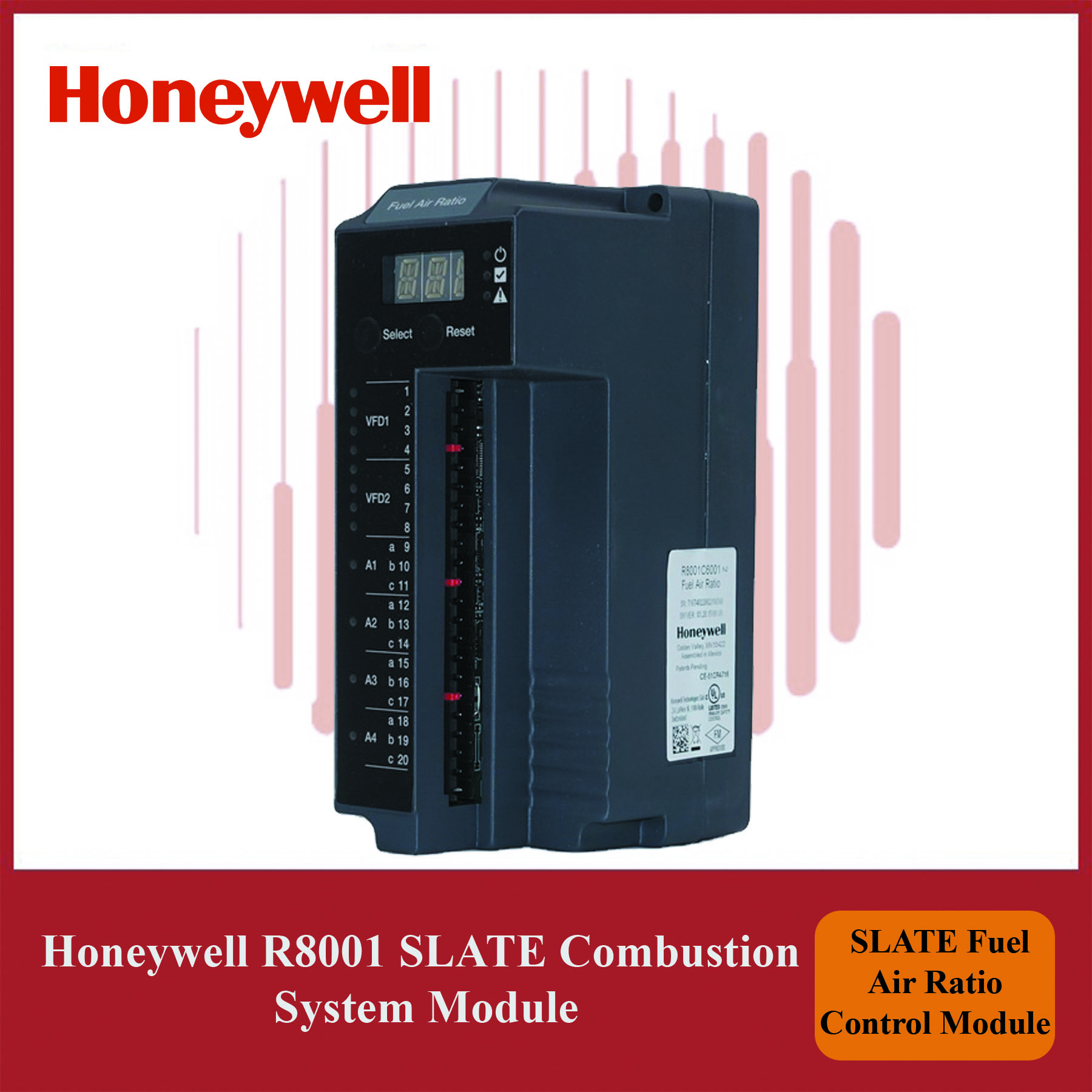 Honeywell SLATE R8001 Combustion Control Module (R8001C6001/U)