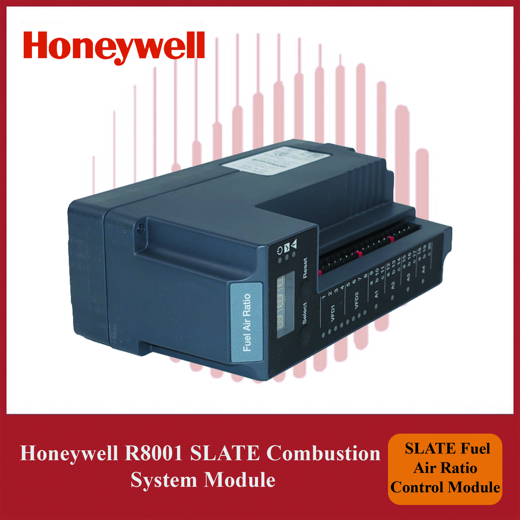 Honeywell SLATE R8001 Combustion Control Module (R8001C6001/U) - Image 3