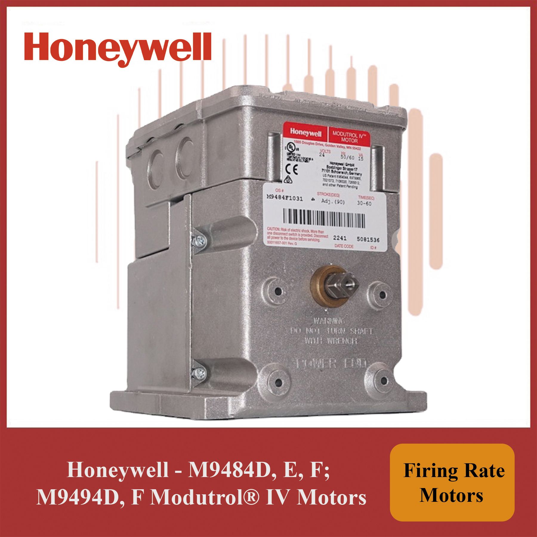 Honeywell Firing Rate Motor M9484F1031/U Modutrol® IV – Precision Control