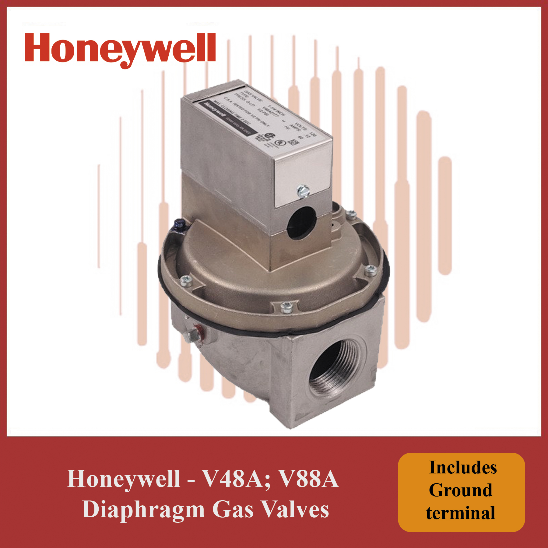 Honeywell V48A2177/U Module – Diaphragm Gas Control Valve