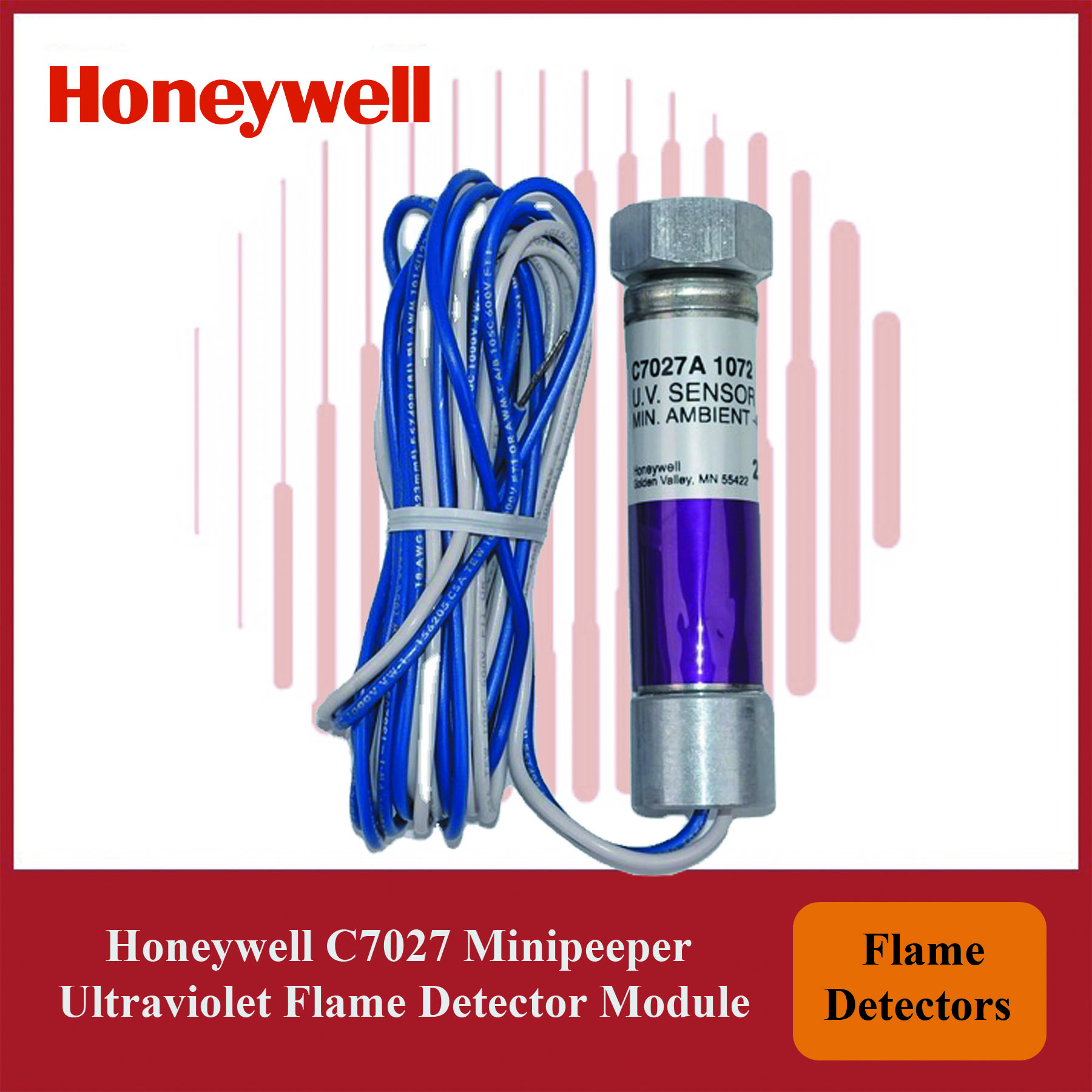 Honeywell C7027A1049/U Minipeeper UV Flame Detector Module