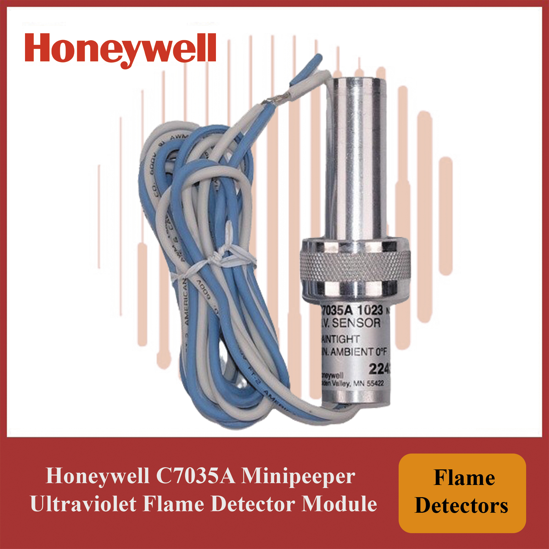 Honeywell Minipeeper Ultraviolet Flame Detector - C7035A1080/U Module - Image 3
