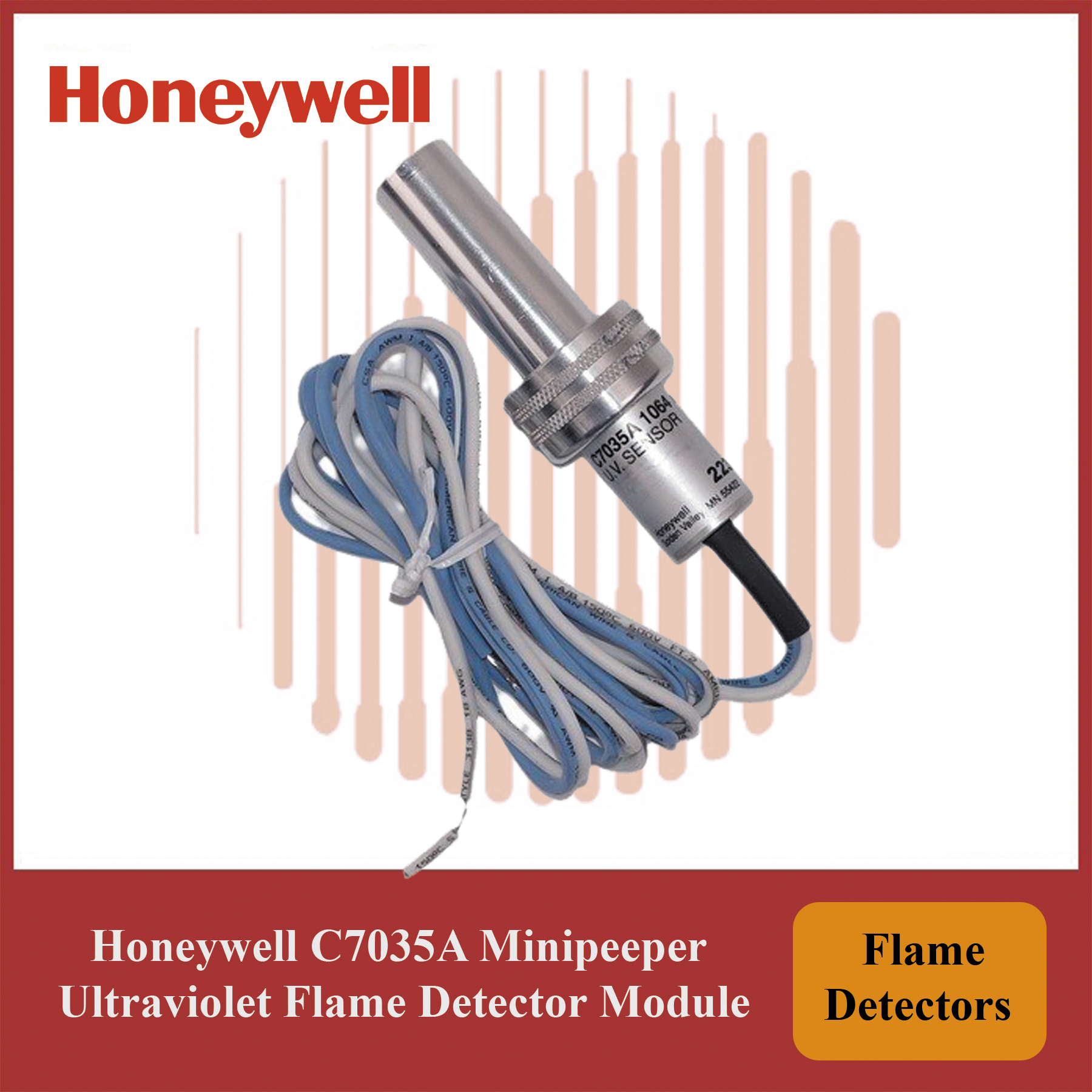 Honeywell Minipeeper Ultraviolet Flame Detector - C7035A1080/U Module
