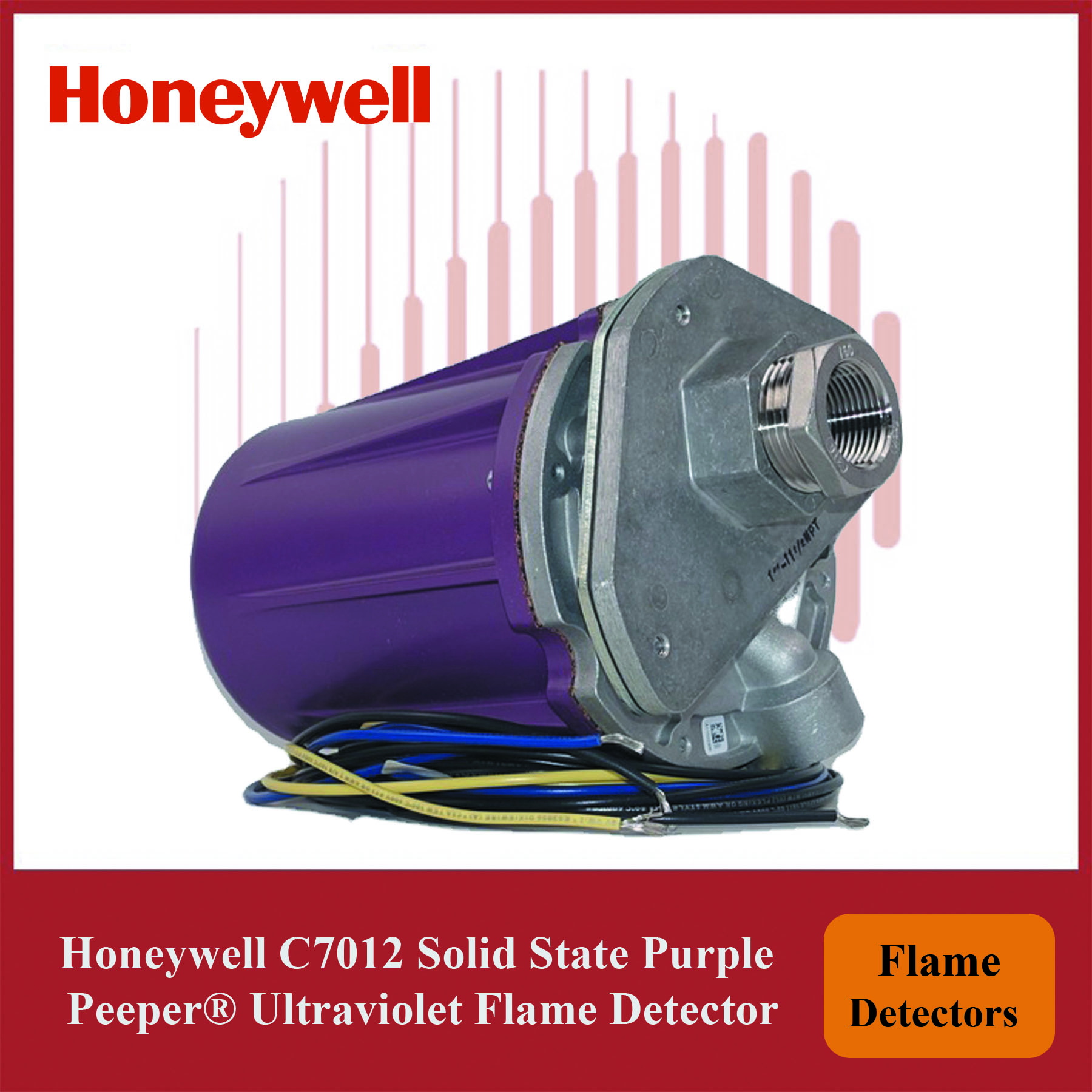 Honeywell C7012 Solid State Purple Peeper® C7012A1152/U Ultraviolet Flame Detector