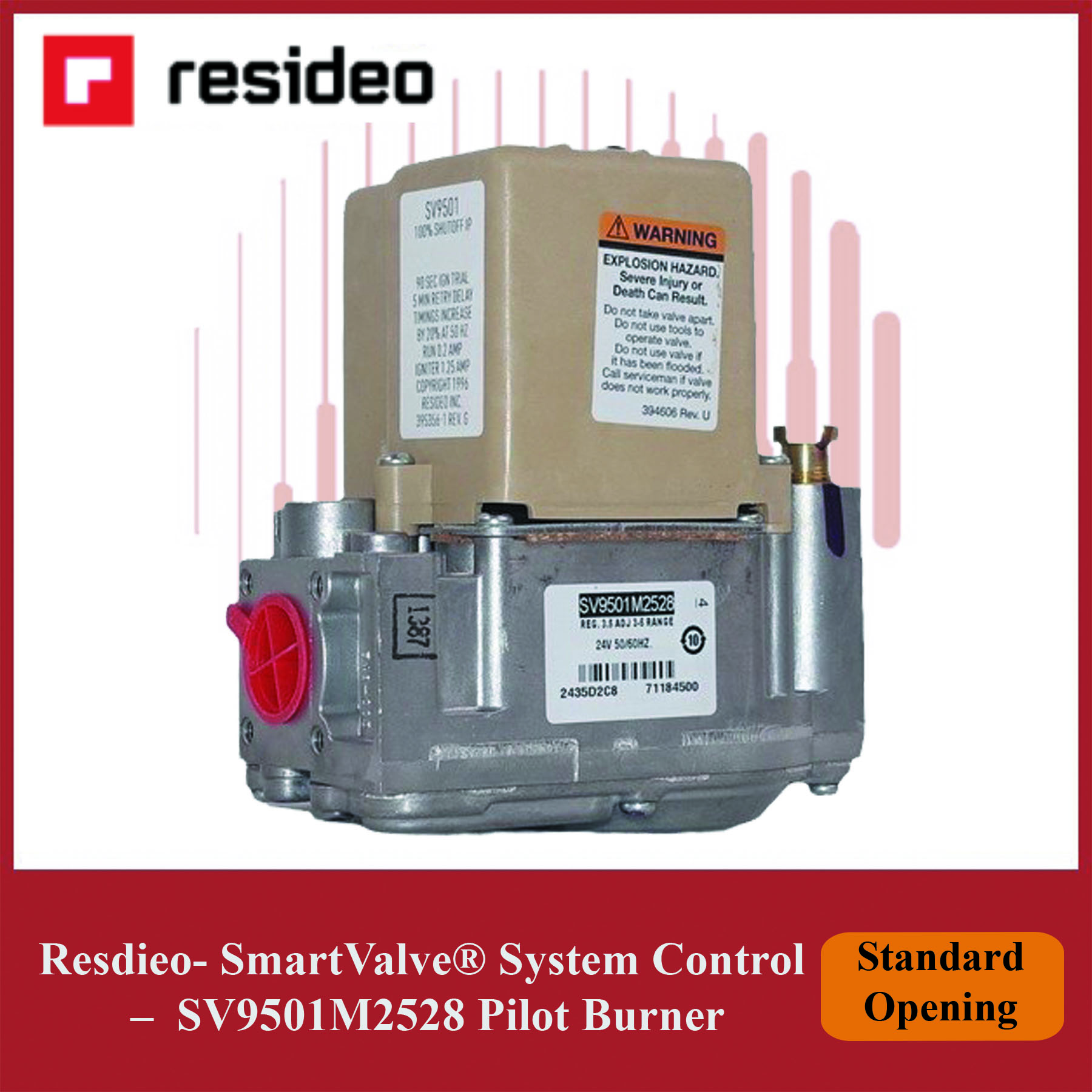 Resideo SV9501M2528 SmartValve® Reliable System Control for Pilot Burners