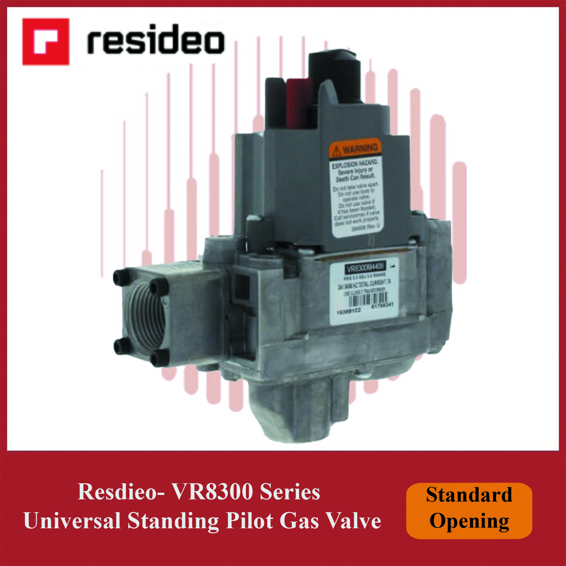 Resideo Gas Valve Control – VR8300M4406 Universal Standing Pilot Gas Valve Module