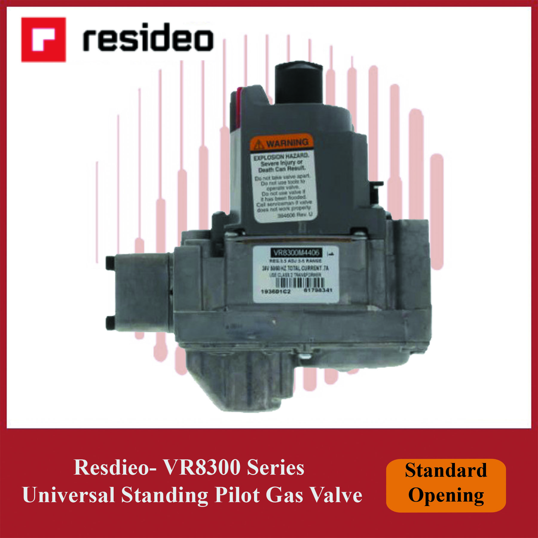 Resideo Gas Valve Control – VR8300M4406 Universal Standing Pilot Gas Valve Module - Image 2
