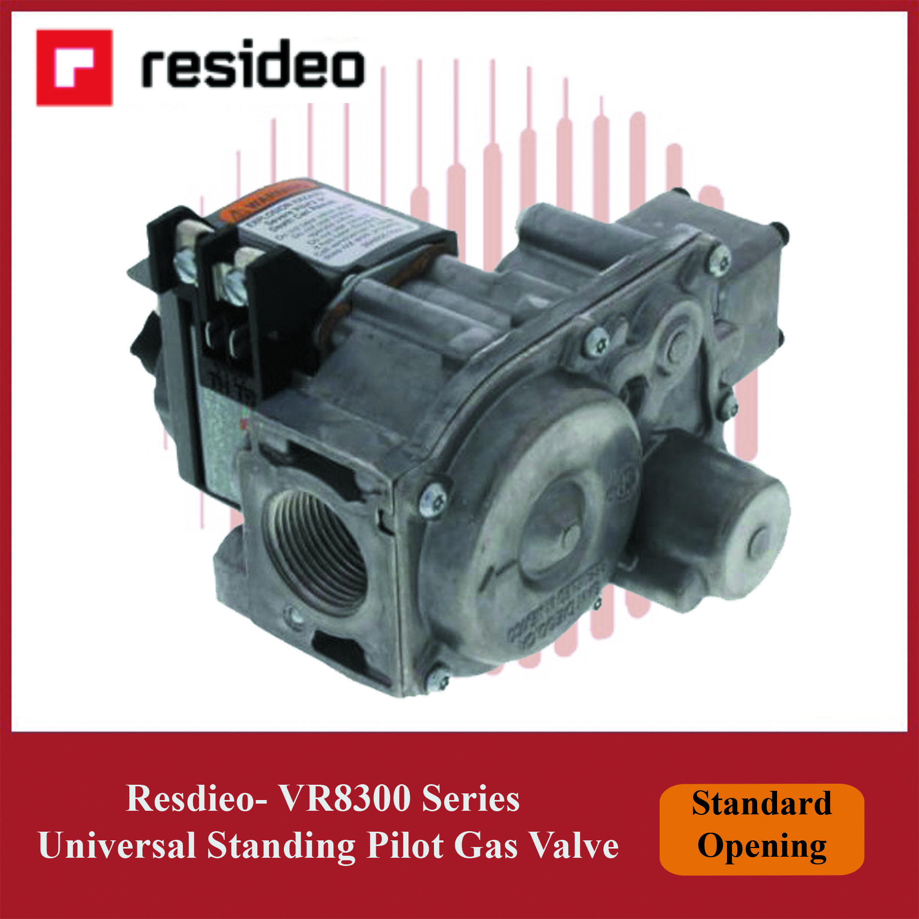 Resideo Gas Valve Control – VR8300M4406 Universal Standing Pilot Gas Valve Module - Image 3