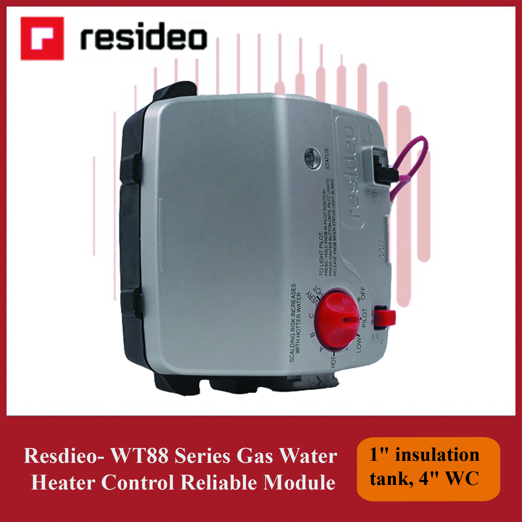 Resideo- WT88 Series Gas Water Heater Control- WT8840A1000 Reliable Module
