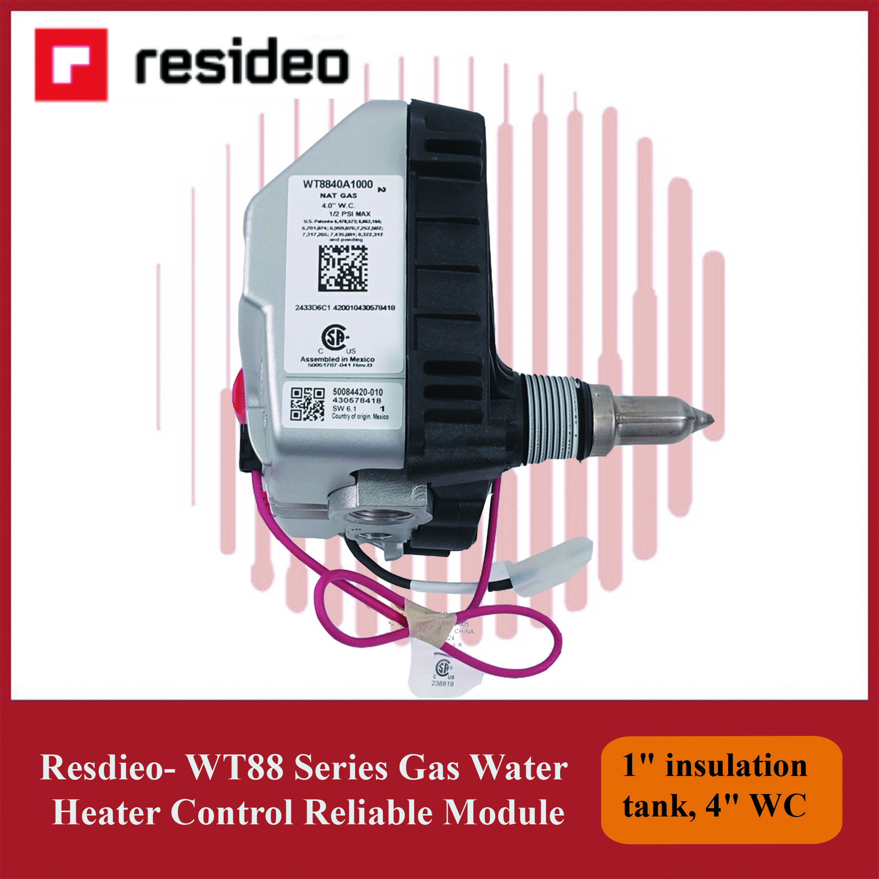 Resideo- WT88 Series Gas Water Heater Control- WT8840A1000 Reliable Module - Image 3