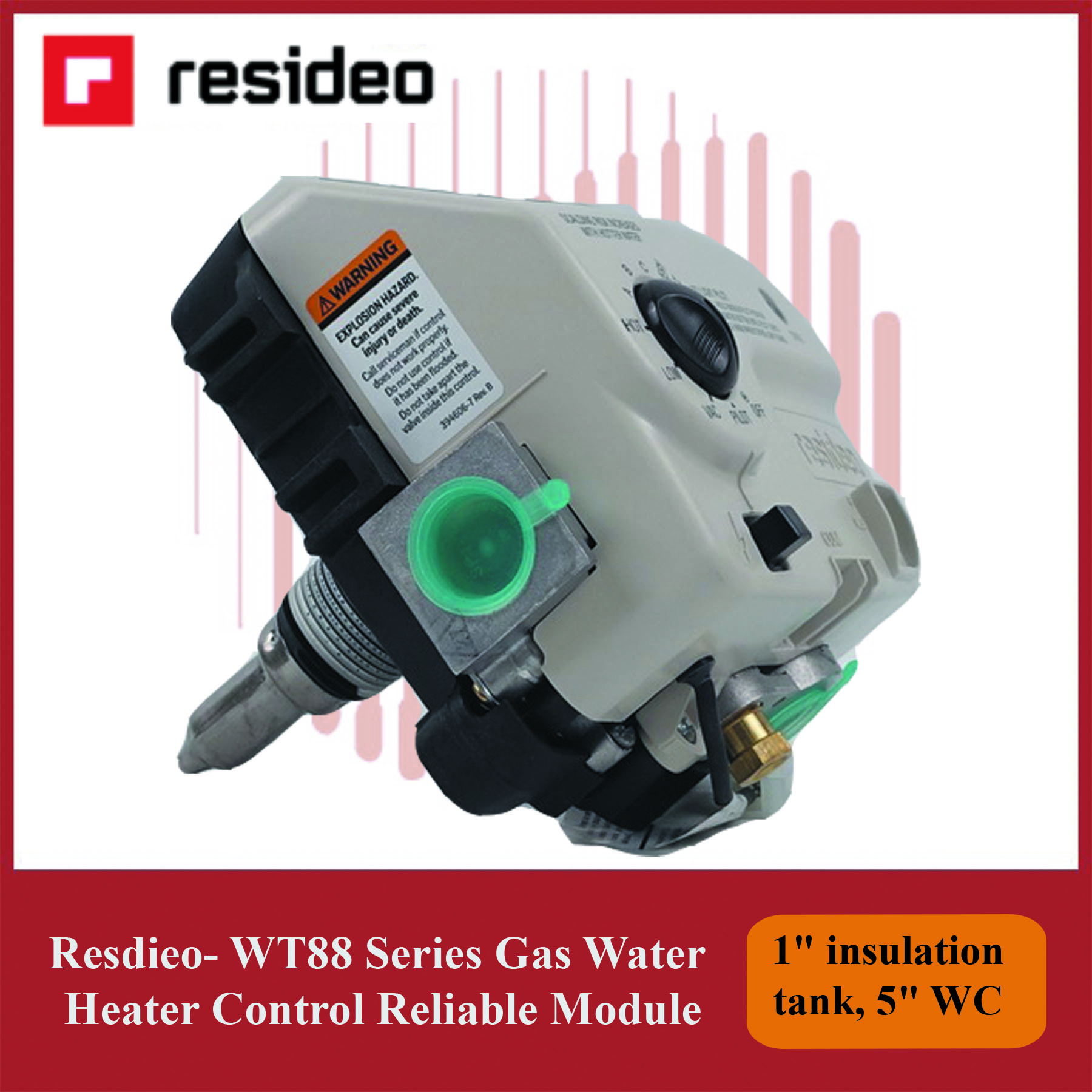 Resideo WT88 Series WT8840B1000 Gas Water Heater Reliable Control Module - Image 3
